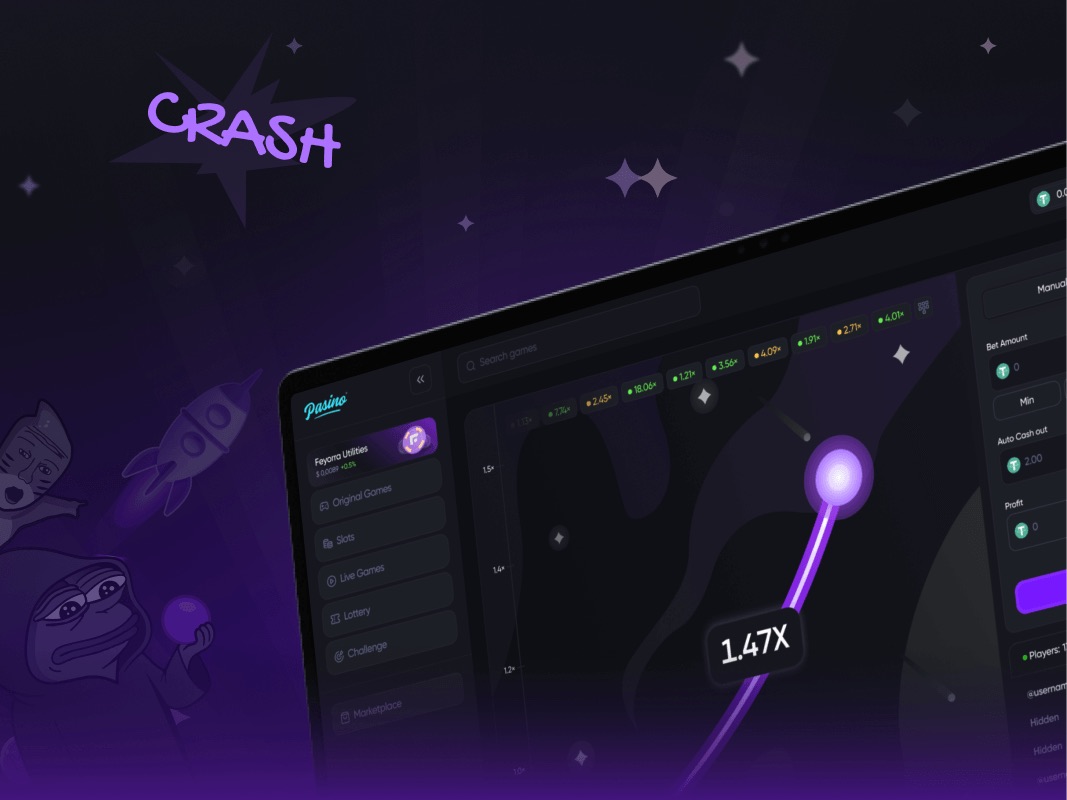 Crash game screen